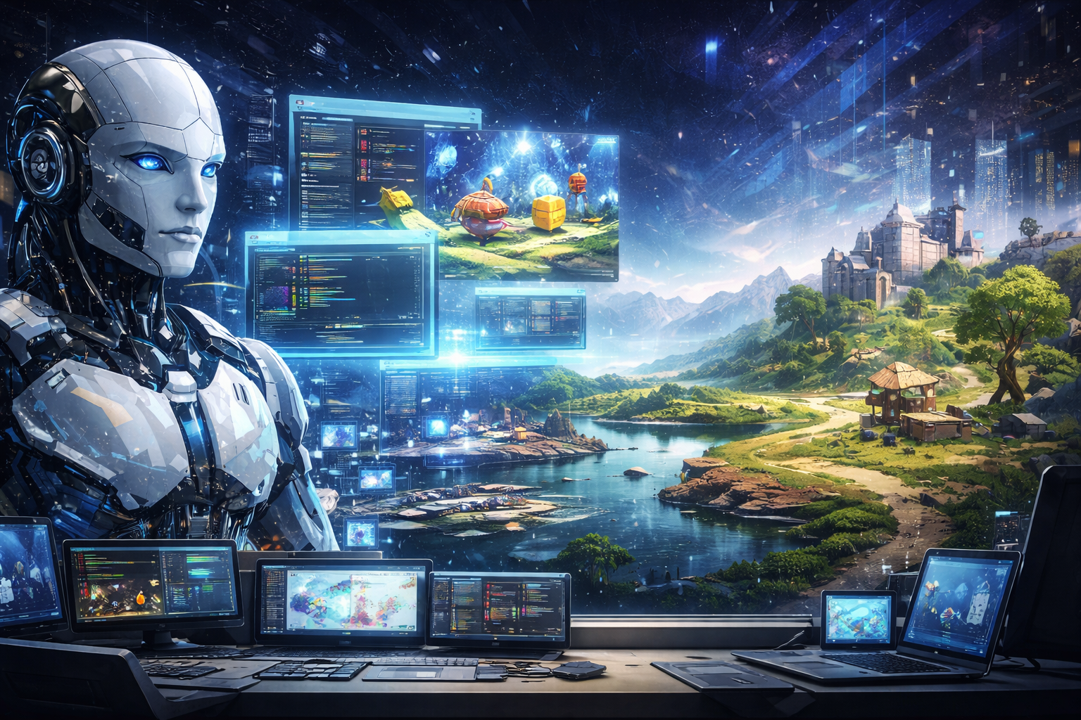 انقلاب هوش مصنوعی در بازی‌سازی: Unity AI به‌زودی بازی‌های کامل می‌سازد!