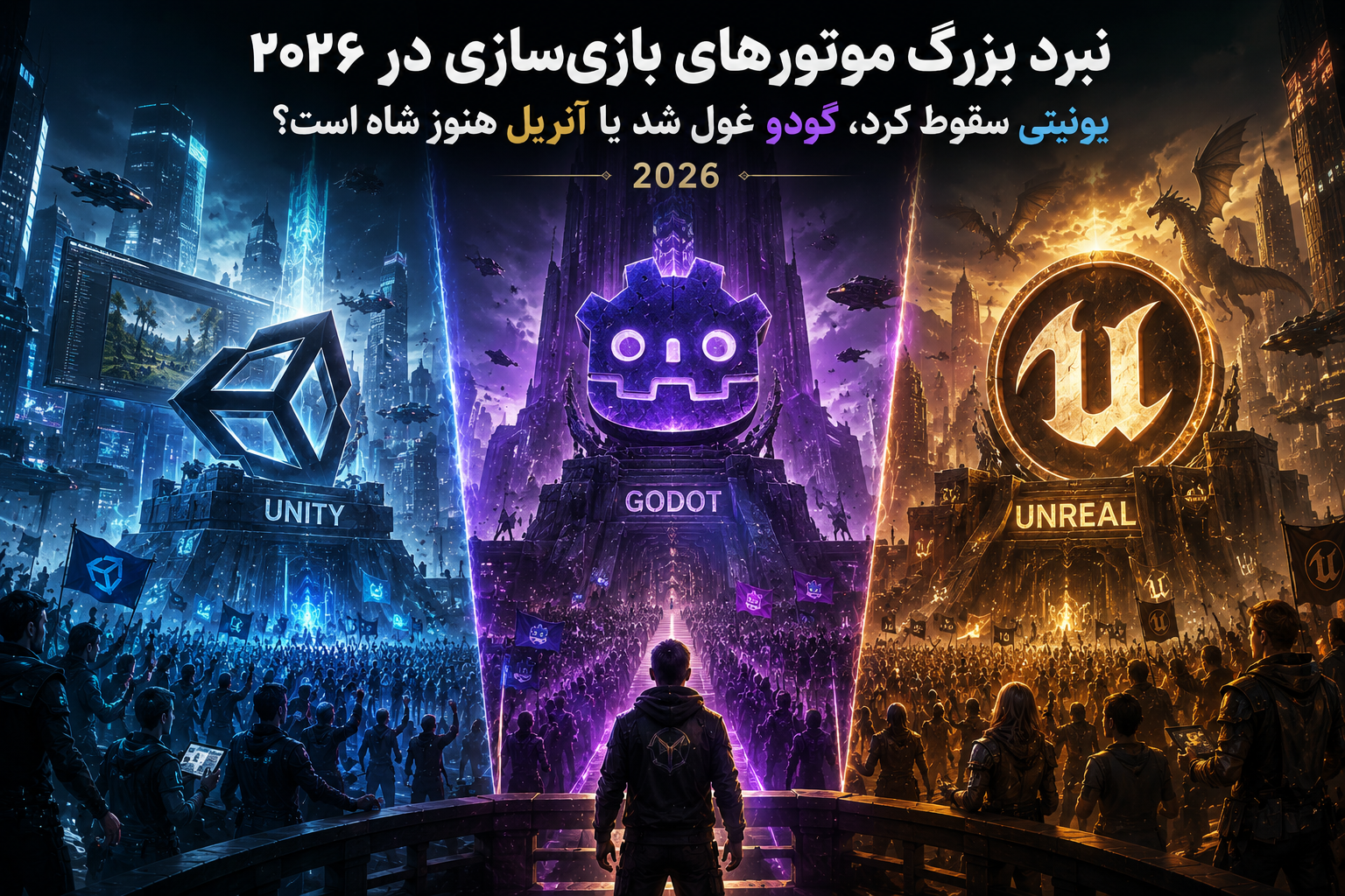 مقایسه بصری موتورهای بازی‌سازی یونیتی، آنریل انجین و گودو در سال ۲۰۲۶